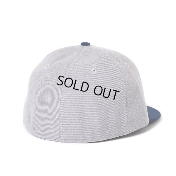 画像2: CHALLENGER/SCRIPT BASEBALL CAP（GRAY/NAVY）［スクリプトB.Bキャップ-24春夏］