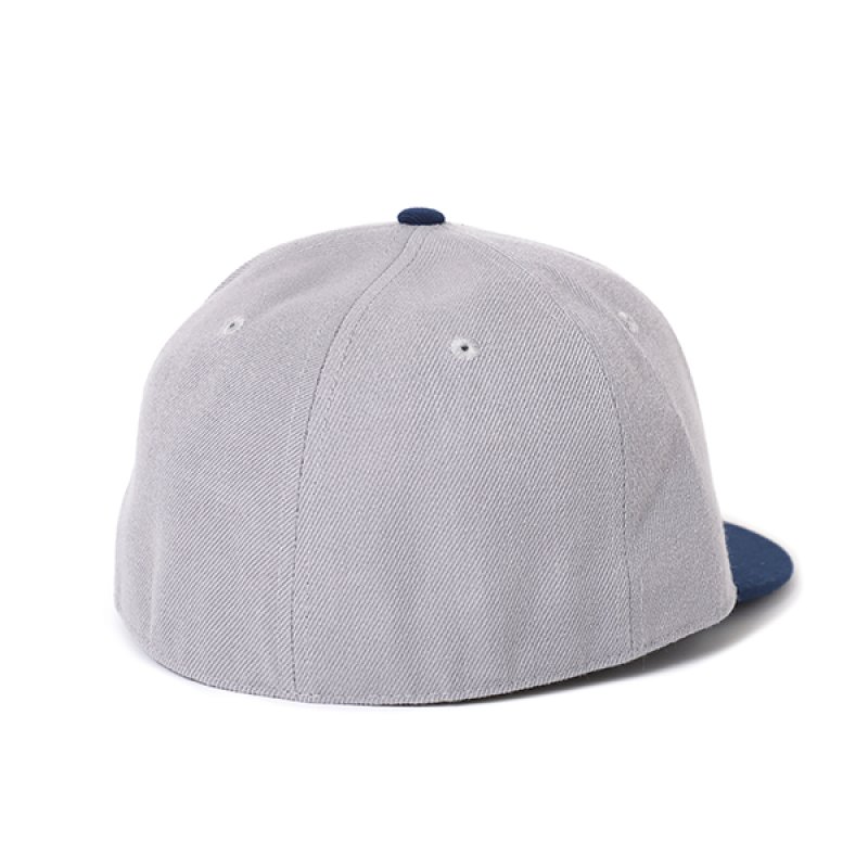 画像2: CHALLENGER/SCRIPT BASEBALL CAP（GRAY/NAVY）［スクリプトB.Bキャップ-24春夏］