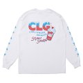 CHALLENGER/L/S ICECREAM TEE（WHITE）［プリント長袖T-24春夏］