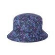 画像1: CHALLENGER/PAISLEY HAT（CHARCOAL/PURPLE）［ペイズリーハット-24春夏］ (1)