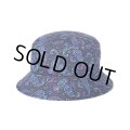 CHALLENGER/PAISLEY HAT（CHARCOAL/PURPLE）［ペイズリーハット-24春夏］