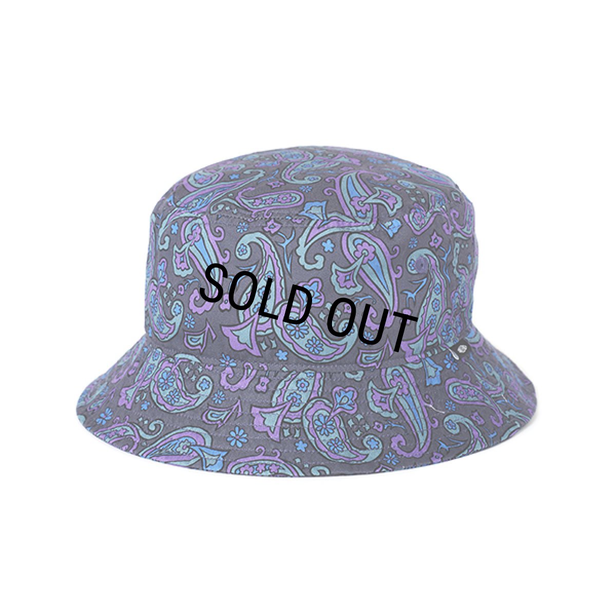 画像1: CHALLENGER/PAISLEY HAT（CHARCOAL/PURPLE）［ペイズリーハット-24春夏］ (1)