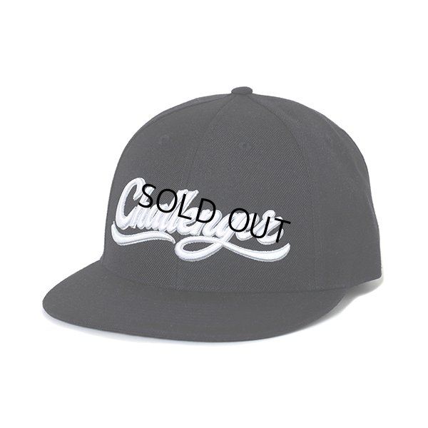 画像1: CHALLENGER/SCRIPT BASEBALL CAP（BLACK）［スクリプトB.Bキャップ-24春夏］