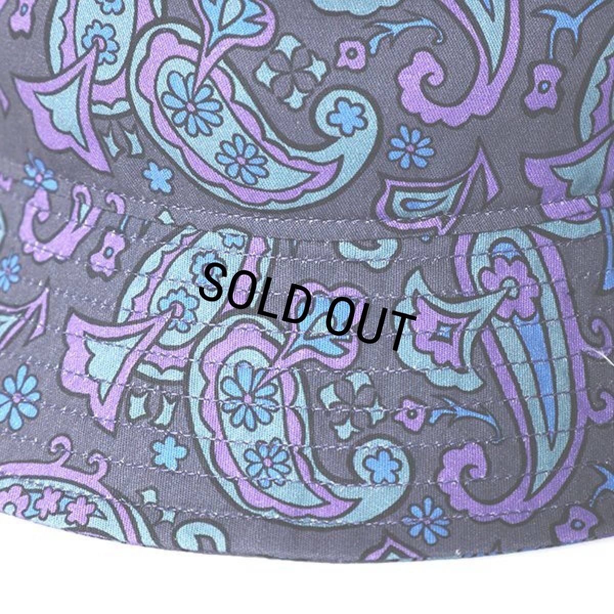 画像4: CHALLENGER/PAISLEY HAT（CHARCOAL/PURPLE）［ペイズリーハット-24春夏］ (4)