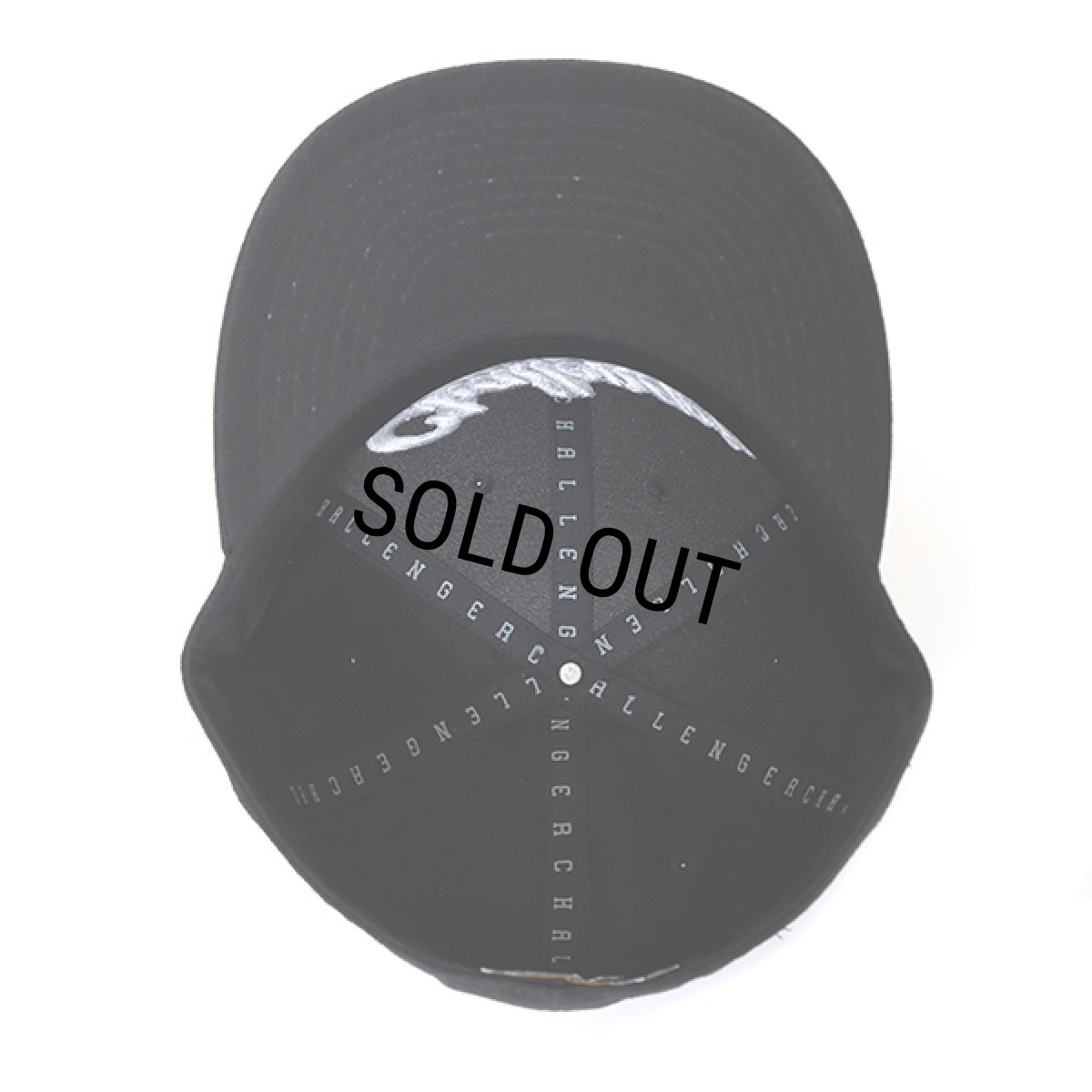 画像3: CHALLENGER/SCRIPT BASEBALL CAP（BLACK）［スクリプトB.Bキャップ-24春夏］ (3)