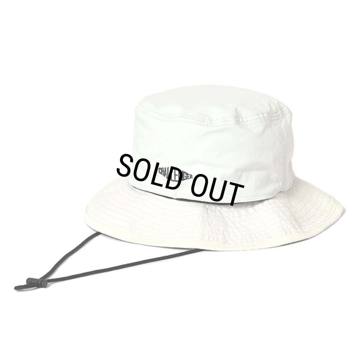 画像1: CHALLENGER/BEACH BUCKET HAT（WHITE）［ビーチバケットハット-24春夏］ (1)