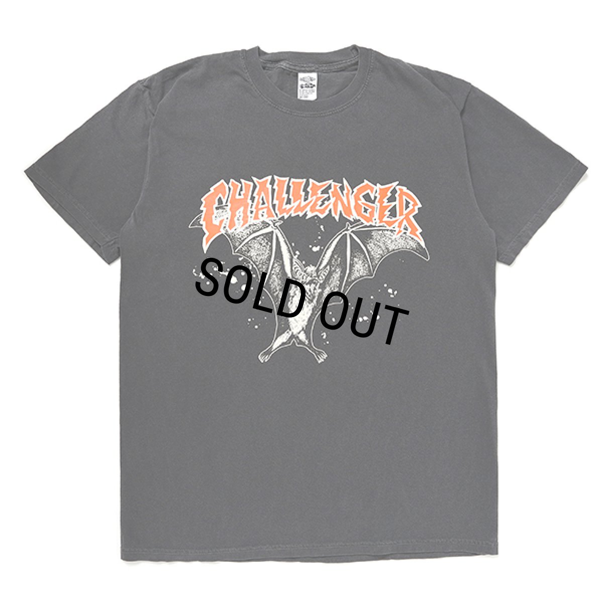 画像1: CHALLENGER/BAT TEE（BLACK）［プリントT-24春夏］ (1)