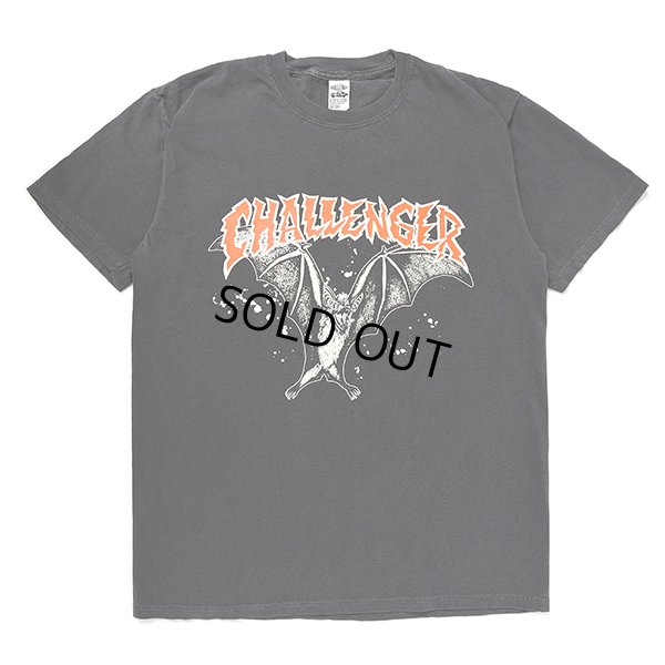 画像1: CHALLENGER/BAT TEE（BLACK）［プリントT-24春夏］