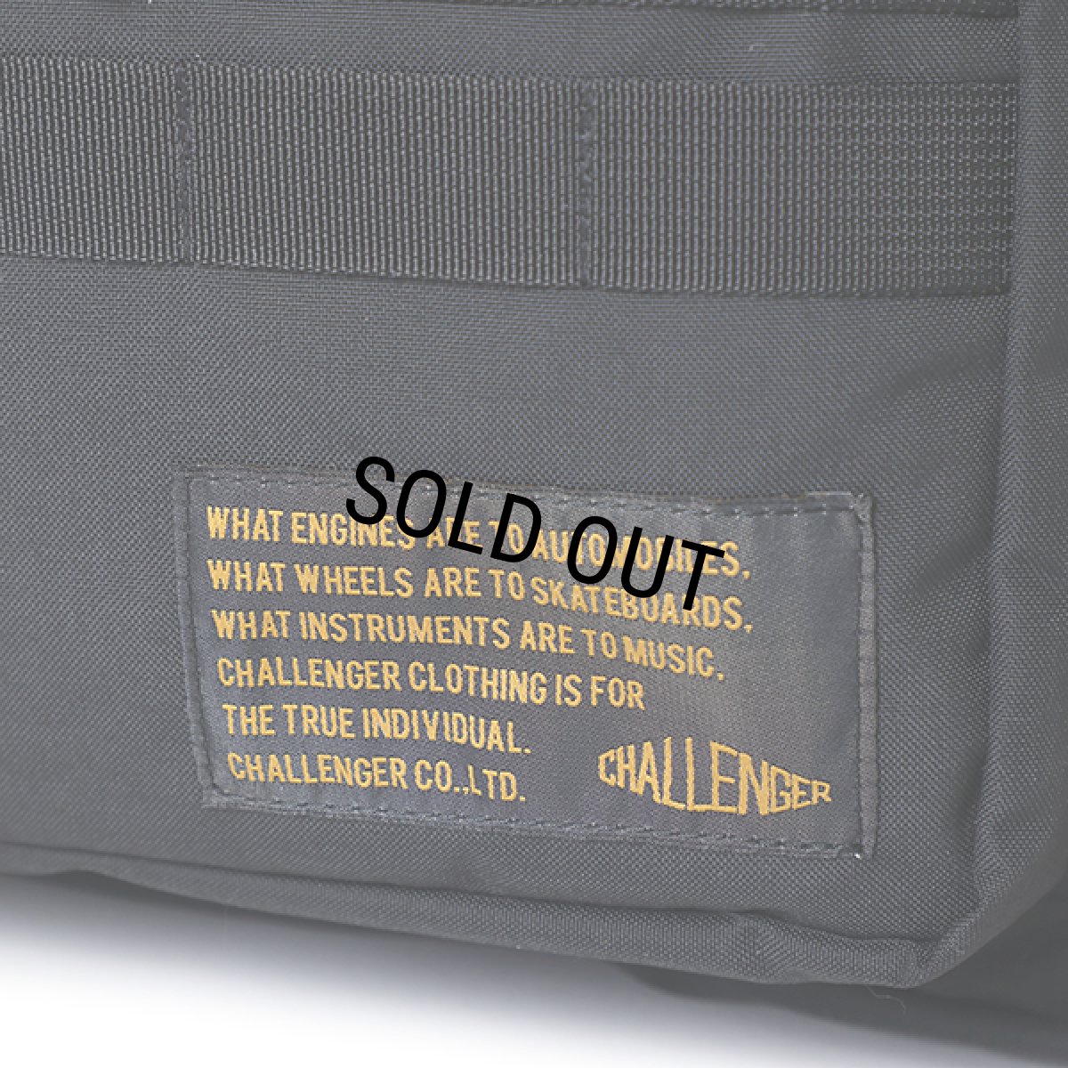画像9: CHALLENGER/MILITARY BACKPACK（BLACK）［ミリタリーバックパック-24春夏］ (9)