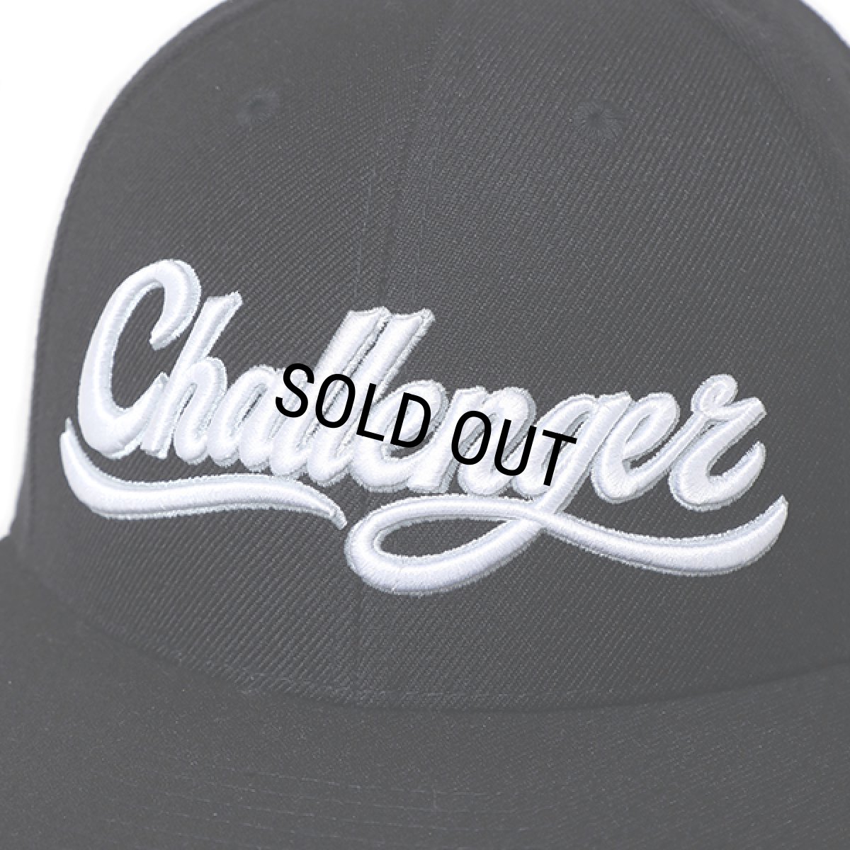 画像4: CHALLENGER/SCRIPT BASEBALL CAP（BLACK）［スクリプトB.Bキャップ-24春夏］ (4)