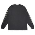 画像2: CHALLENGER/L/S BAT TEE（BLACK）［プリント長袖T-24春夏］ (2)