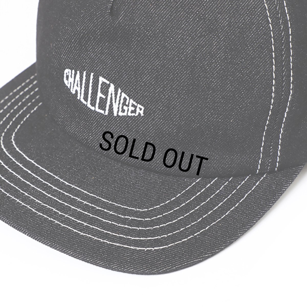 画像5: CHALLENGER/DENIM LOGO CAP（INDIGO）［デニムロゴキャップ-24春夏］ (5)