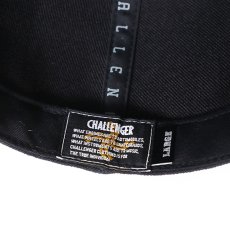画像6: CHALLENGER/SCRIPT BASEBALL CAP（BLACK）［スクリプトB.Bキャップ-24春夏］ (6)