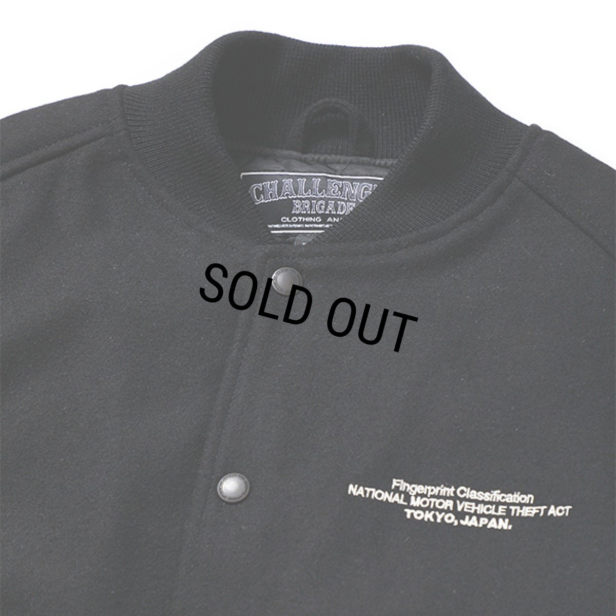 画像4: CHALLENGER/CTA VERSITY JACKET（BLACK）［CTAヴァーシティJKT-24春夏］ (4)