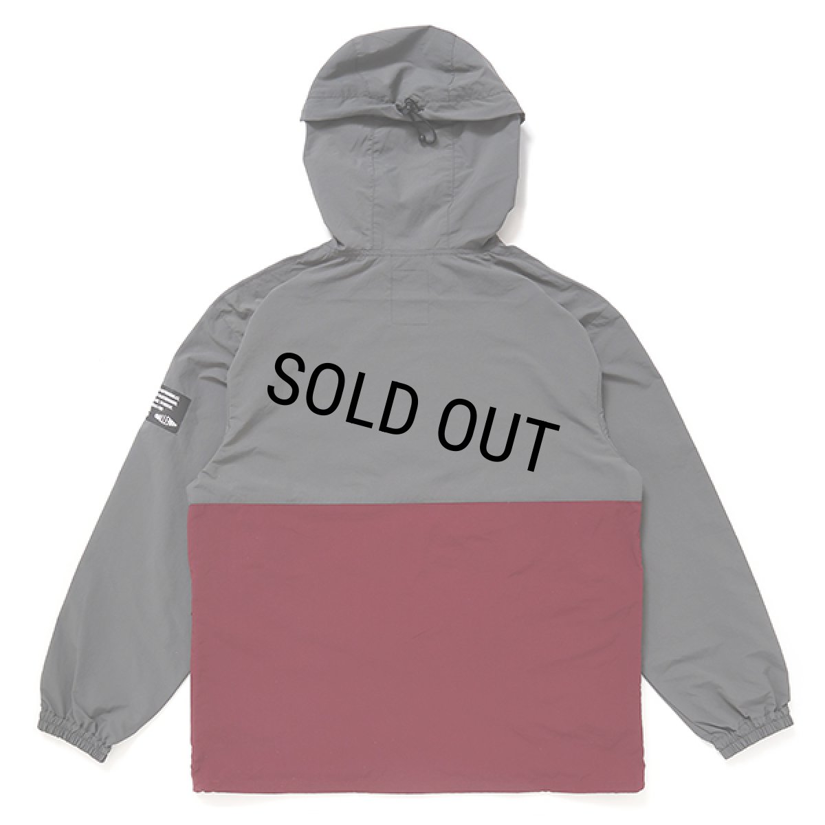 画像2: CHALLENGER/PACKABLE NYLON ANORAK（CHARCOAL GRAY/BURGUNDY）［パッカブルナイロンアノラック-24春夏］ (2)
