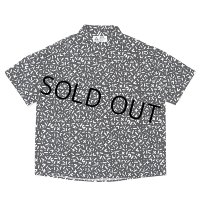 CHALLENGER/S/S CHIP PRINTED SHIRT（BLACK）［チッププリントシャツ-24春夏］
