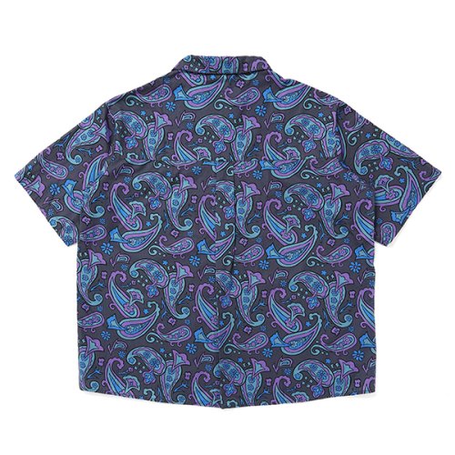 他の写真2: CHALLENGER/S/S PAISLEY SHIRT（CHARCOAL/PURPLE）［ペイズリーシャツ-24春夏］