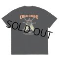 CHALLENGER/HIBISCUS TEE（BLACK）［プリントT-24春夏］