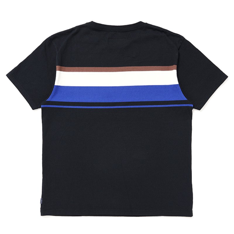 画像2: CHALLENGER/S/S MULTI BORDER TEE（BLACK）［マルチボーダーT-24春夏］
