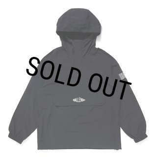 CHALLENGER　アノラックパーカー　M CHALLENGER/PACKABLE NYLON ANORAK（BLACK）［パッカブルナイロン