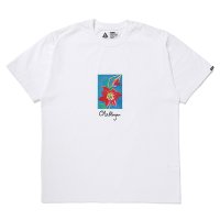 CHALLENGER/FLOWER TEE（WHITE）［プリントT-24春夏］