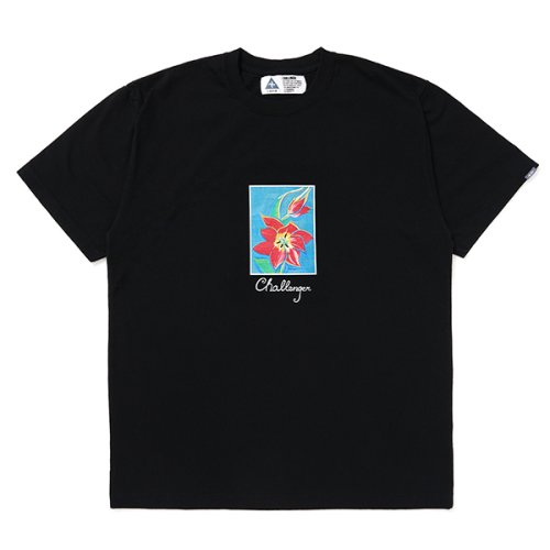 他の写真1: CHALLENGER/FLOWER TEE（BLACK）［プリントT-24春夏］