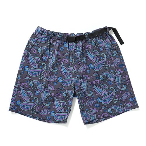 他の写真1: CHALLENGER/PAISLEY COTTON TWILL SHORTS（CHARCOAL/PURPLE）［ペイズリーコットンツイルショーツ-24春夏］