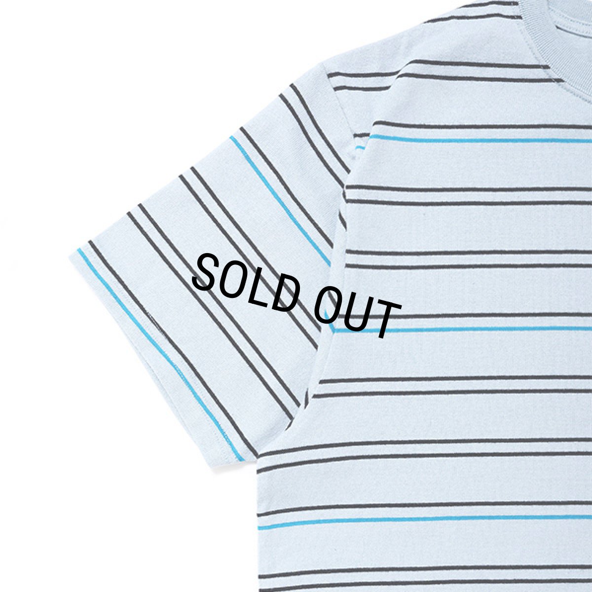 画像5: CHALLENGER/S/S STRIPE BORDER PKT TEE（LT BLUE）［ストライプボーダーポケT-24春夏］ (5)