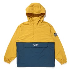 画像1: CHALLENGER/PACKABLE NYLON ANORAK（MUSTERD/D GREEN）［パッカブルナイロンアノラック-24春夏］ (1)