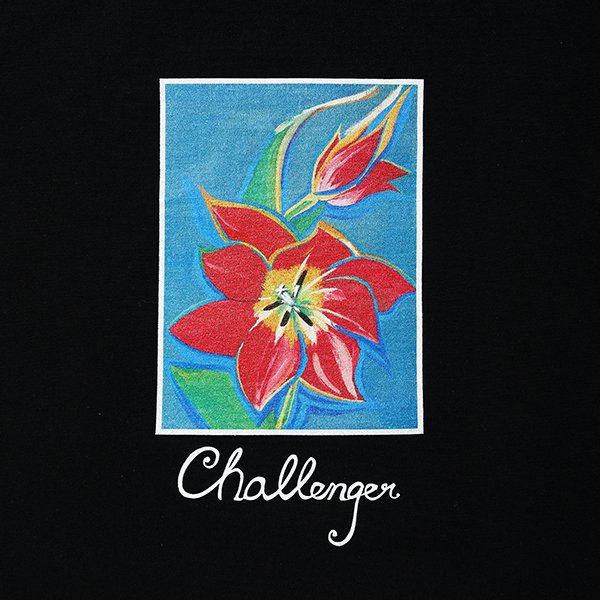 画像3: CHALLENGER/FLOWER TEE（BLACK）［プリントT-24春夏］