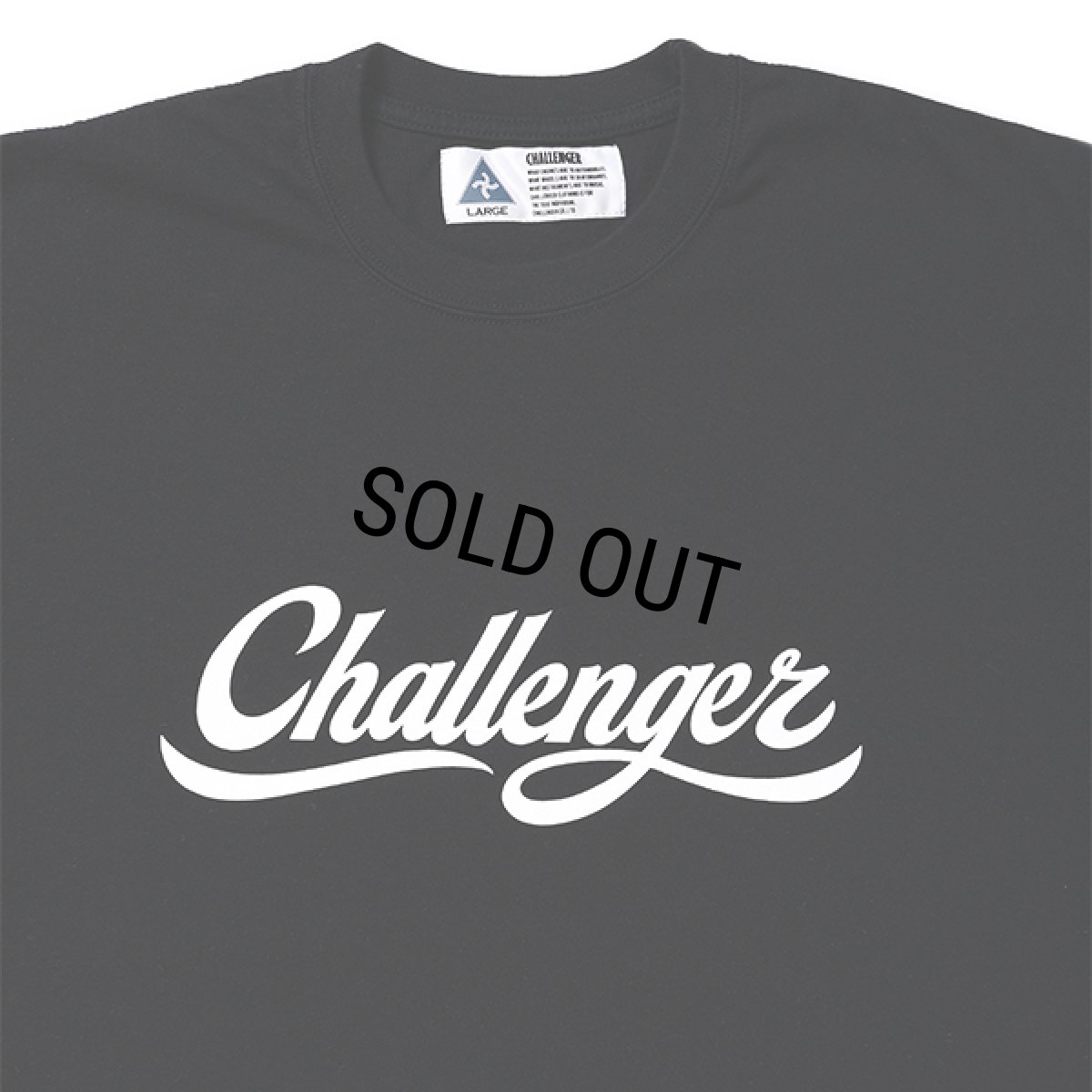 画像3: CHALLENGER/SCRIPT LOGO TEE（BLACK）［プリントT-24春夏］ (3)