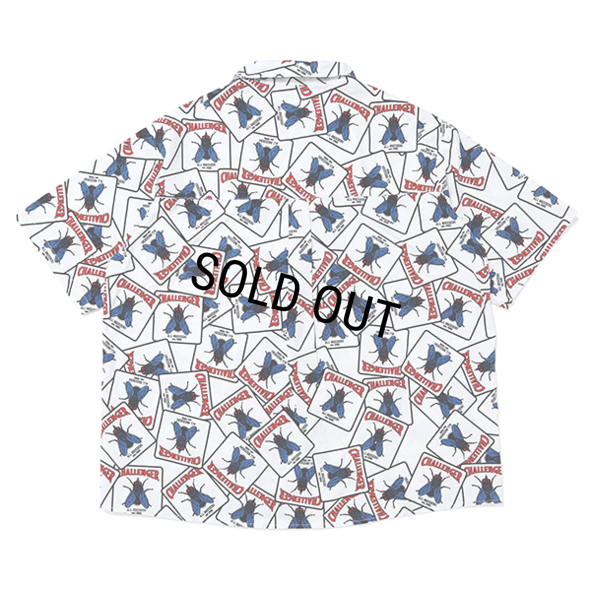 画像2: CHALLENGER/S/S FLY SHIRT（WHITE）［フライシャツ-24春夏］ (2)