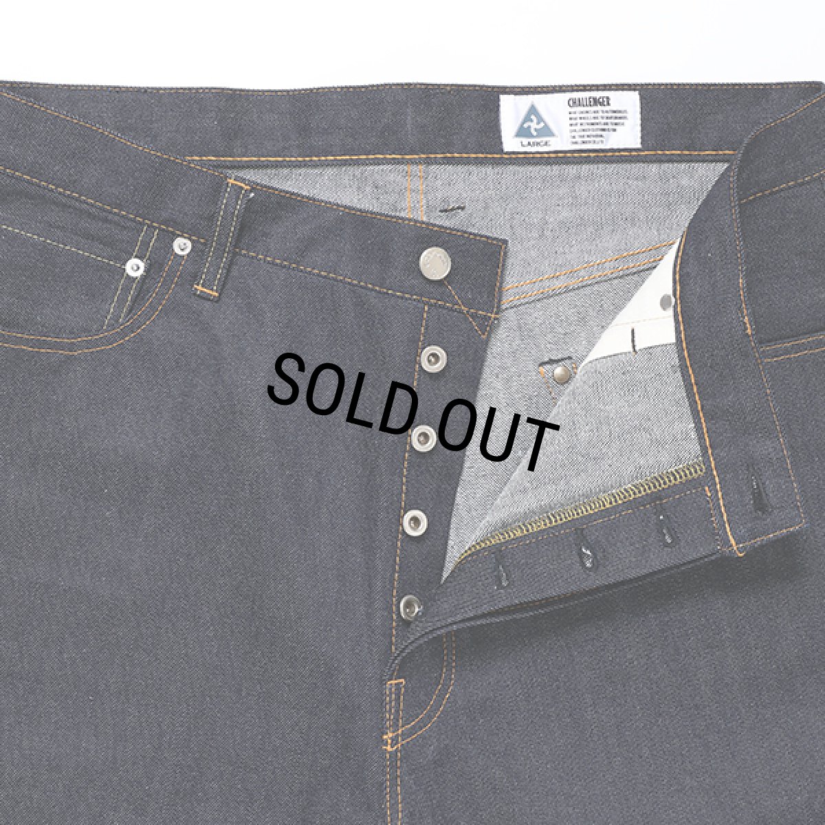 画像3: CHALLENGER/WIDE DENIM PANTS（INDIGO）［ワイドデニムパンツ-24春夏］ (3)