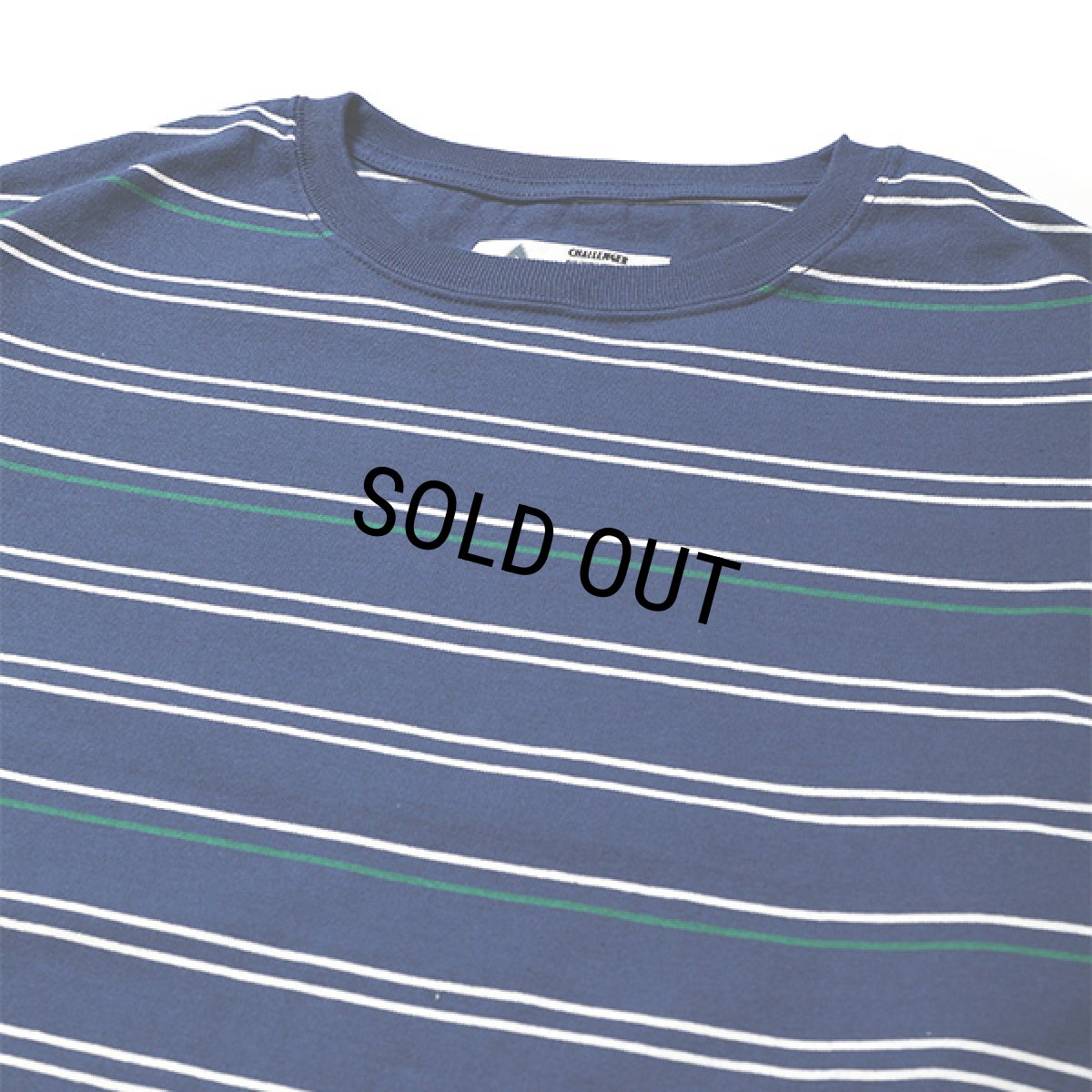 画像3: CHALLENGER/L/S STRIPE BORDER TEE（NAVY）［ストライプボーダー長袖T-24春夏］ (3)