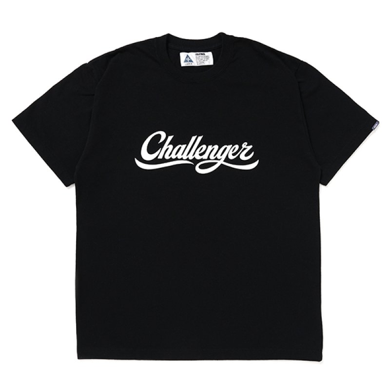 画像1: CHALLENGER/SCRIPT LOGO TEE（BLACK）［プリントT-24春夏］