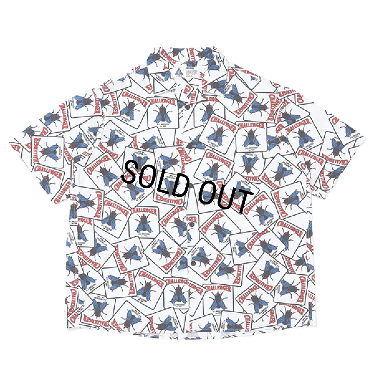 画像1: CHALLENGER/S/S FLY SHIRT（WHITE）［フライシャツ-24春夏］ (1)