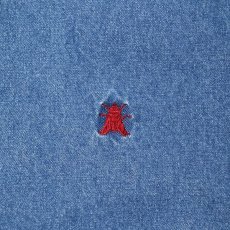 画像4: CHALLENGER/S/S DENIM SHIRT（WASHED INDIGO）［デニムシャツ-24春夏］ (4)