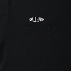 画像3: CHALLENGER/LOGO PKT TEE（BLACK）［刺繍ポケT-24春夏］ (3)