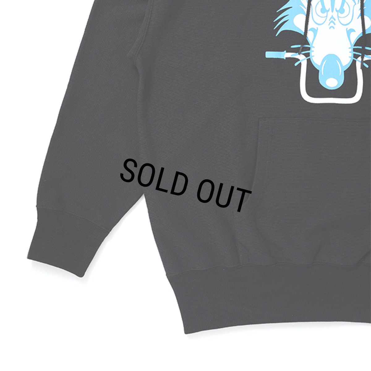 画像4: CHALLENGER/WOLF MC HOODIE（BLACK）［プルオーバーパーカー-24春夏］ (4)