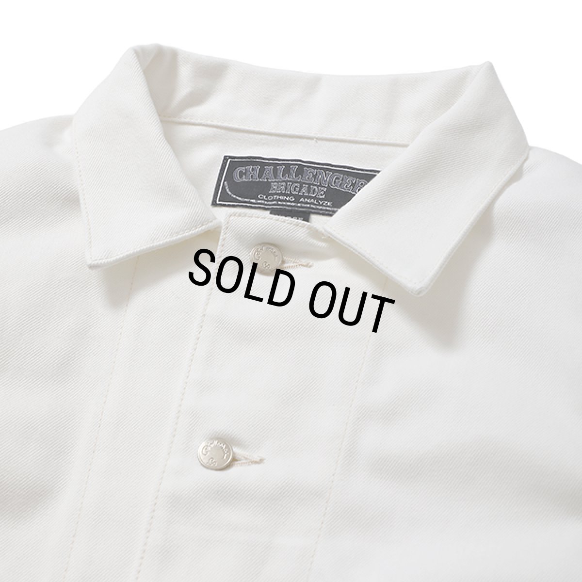 画像4: CHALLENGER/DENIM COVERALL（NATURAL）［デニムカバーオール-24春夏］ (4)