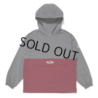 CHALLENGER/PACKABLE NYLON ANORAK（CHARCOAL GRAY/BURGUNDY）［パッカブルナイロンアノラック-24春夏］