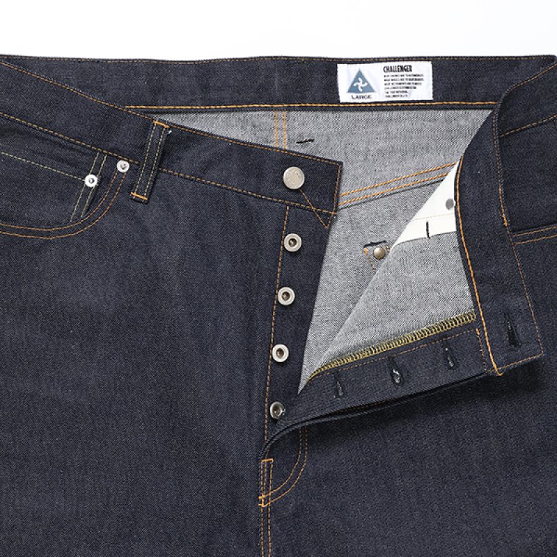 画像3: CHALLENGER/WIDE DENIM PANTS（INDIGO）［ワイドデニムパンツ-24春夏］