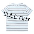 CHALLENGER/S/S STRIPE BORDER PKT TEE（LT BLUE）［ストライプボーダーポケT-24春夏］