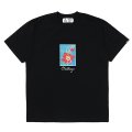 CHALLENGER/FLOWER TEE（BLACK）［プリントT-24春夏］