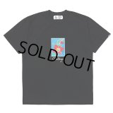 CHALLENGER/FLOWER TEE（BLACK）［プリントT-24春夏］