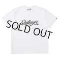 CHALLENGER/SCRIPT LOGO TEE（WHITE）［プリントT-24春夏］