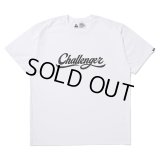 CHALLENGER/SCRIPT LOGO TEE（WHITE）［プリントT-24春夏］