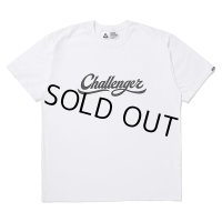 CHALLENGER/SCRIPT LOGO TEE（WHITE）［プリントT-24春夏］