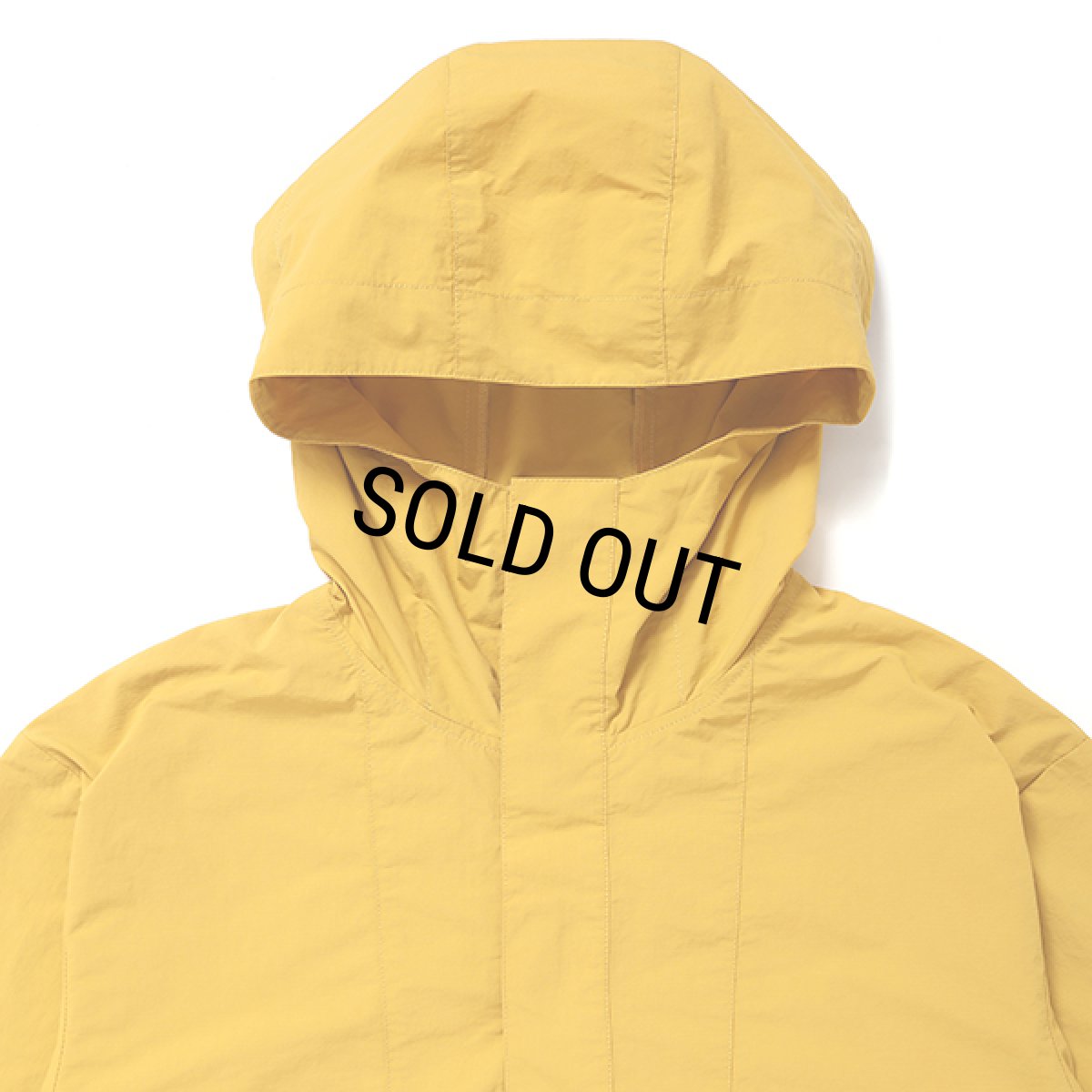 画像3: CHALLENGER/PACKABLE NYLON ANORAK（MUSTERD/D GREEN）［パッカブルナイロンアノラック-24春夏］ (3)