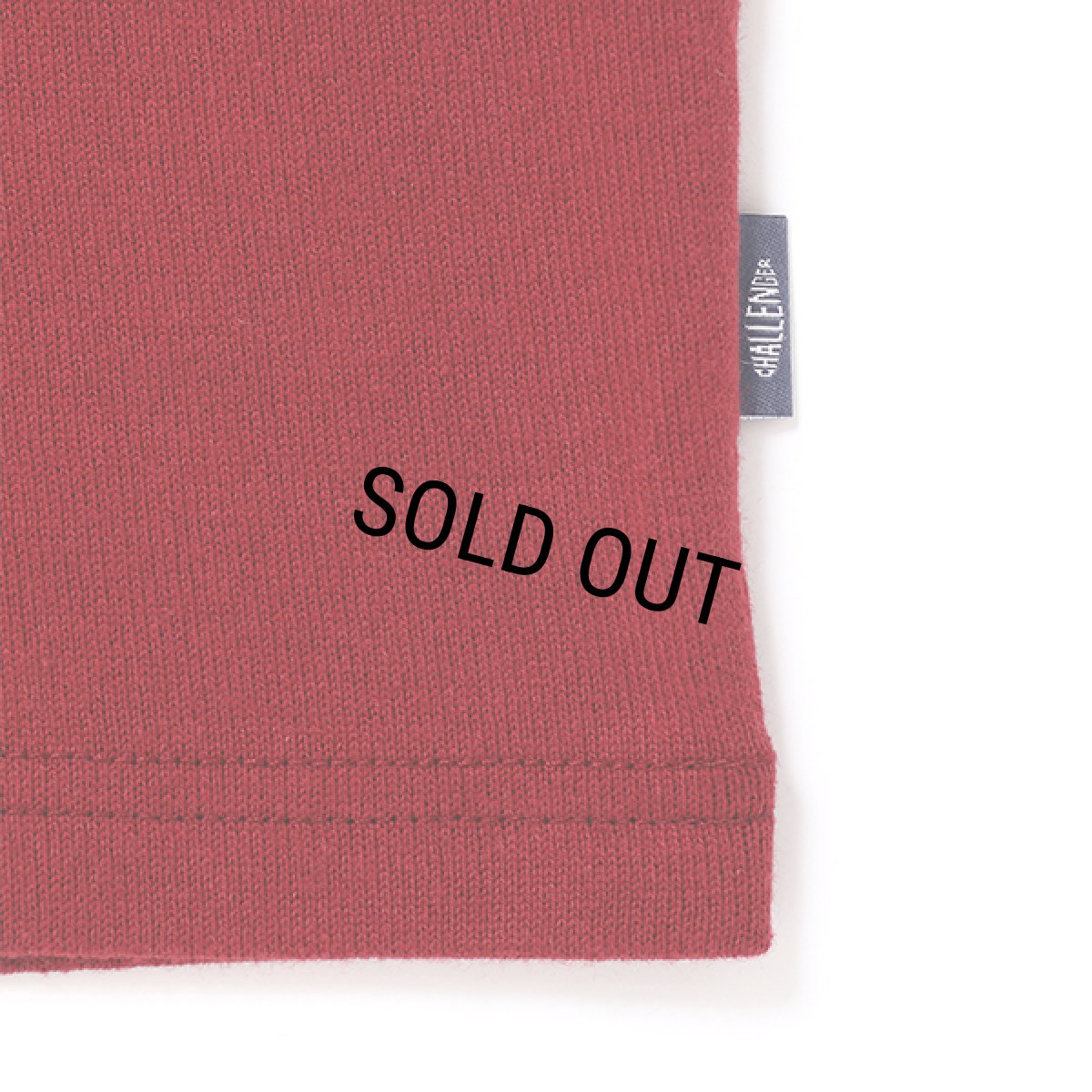 画像4: CHALLENGER/S/S MULTI BORDER TEE（BURGUNDY）［マルチボーダーT-24春夏］ (4)